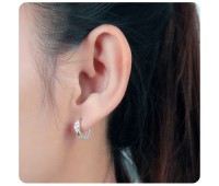 Silver Huggies Earring STHG-03
